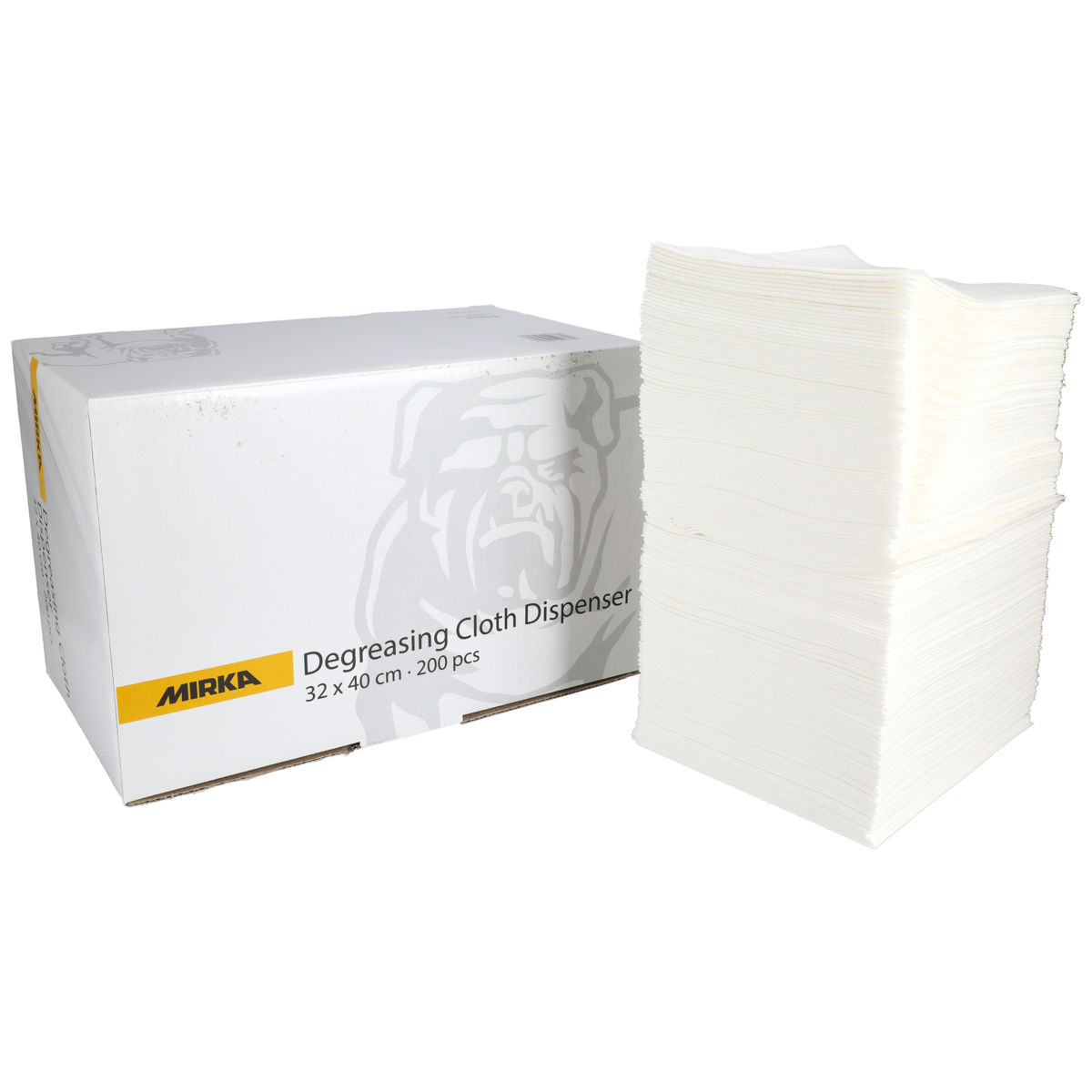 Degreasing Cloth in Dispenser 32x40cm, 200 buc./Pachet